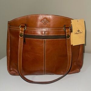 Patricia Nash Poppy Tote in chestnut